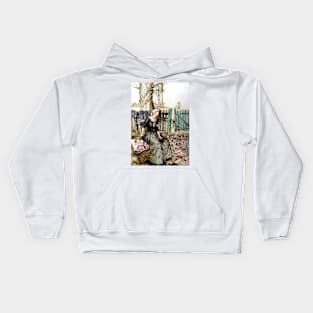 Bye Baby Bunting - Mother Goose - Arthur Rackham Kids Hoodie